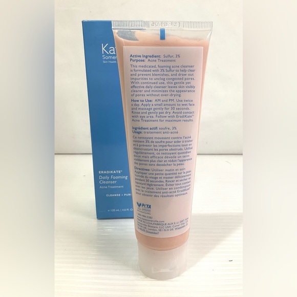 Kate Somerville Daily Foaming Cleanser Cleanse + Purify 4.0 Fl Oz / 120ml - Picture 2 of 6